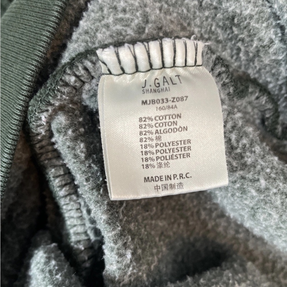 Brandy Melville John Galt New York Crewneck Sweatshirt Womens One Size Green - Picture 6 of 6